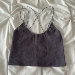 Urban Outfitters Lavender Ribbed Bralette